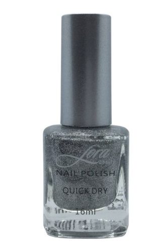 Csillogós-ezüst Lora Beauty körömlakk