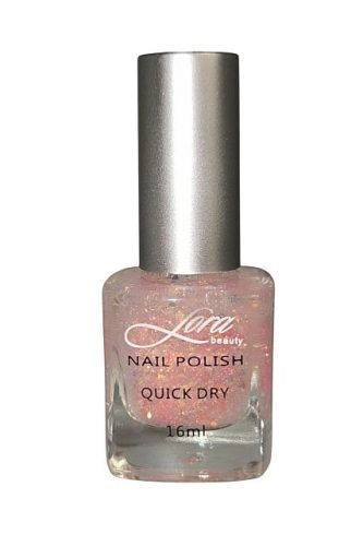 Rózsaszín glitteres körömlakk (16ml)