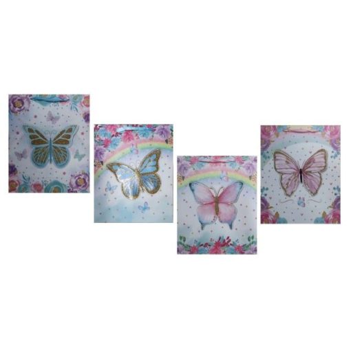 Ajándéktasak pillangós (26 x 32 x 12 cm)
