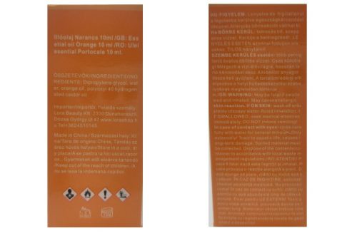 Narancs illatú illóolaj (10ml)