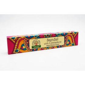 Szantál és fahéj füstölő, Namaste India (15g)
