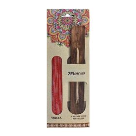 Vanilia füstölő és füstölőtartó (szett)
