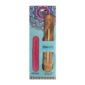 Buddha füstölő és füstölőtartó (szett)
