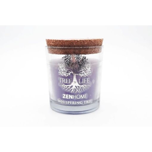 Whispering tree illatgyertya, életfa mintás üvegben (120g)