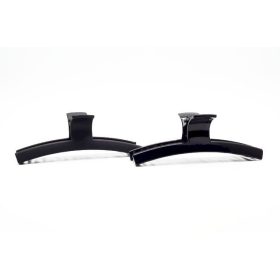 Keskeny karmos csat, fekete (13cm)