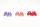 Masnis karmos csat (2,5cm, 2db)