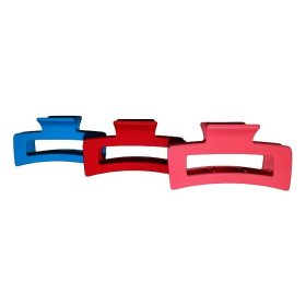 Színes téglalapos karmos csat (8cm)