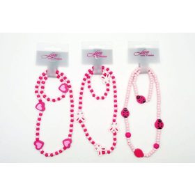 Fa nyaklánc és karkötő gyerekeknek (szett)