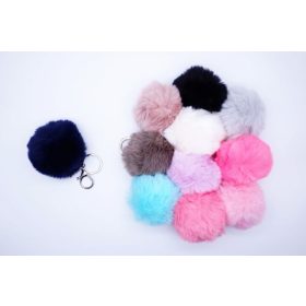 Pompom kulcstartó