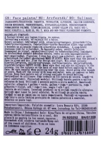 Kréta arcfesték (6db/csomag)