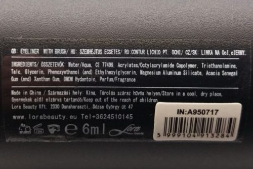 Szemhéjtus ecsetes fekete (6 ml)