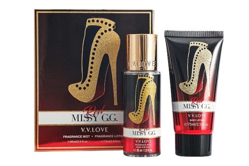 MissyGG Red testpermet (85ml) és testápoló (75ml) csomag